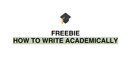 'How to write academically'